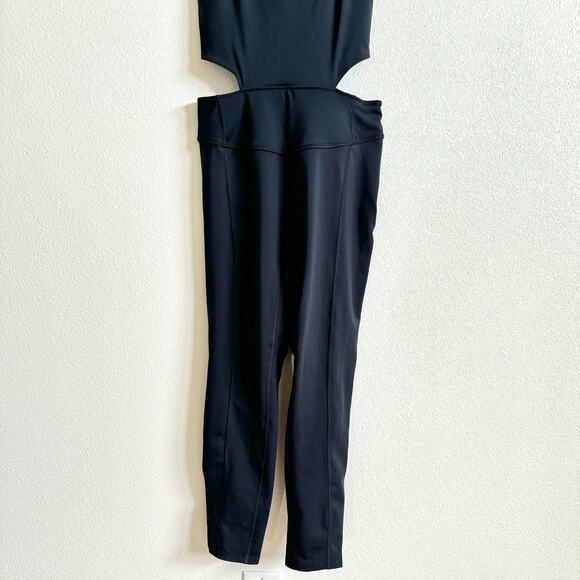 Free People FP Movement Black Back It Up Onesie Women's Small NWOT - Picture 4 of 8